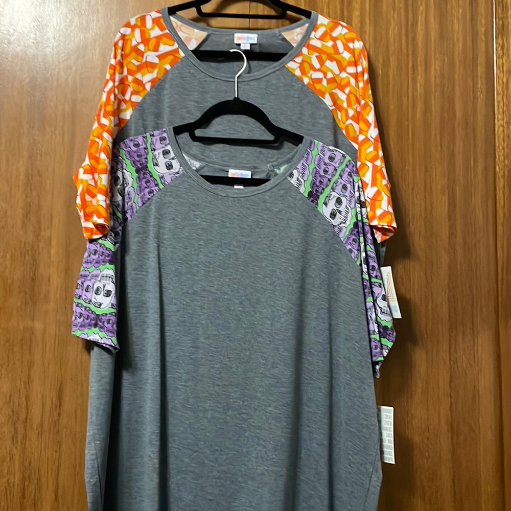 TWO NWT LuLaRoe vintage Halloween Irmas